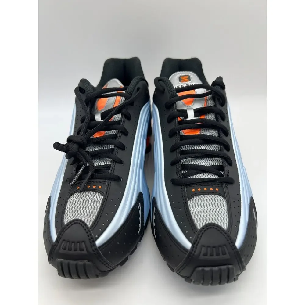 Nike Shox R4 Blue Tint Total Orange Women’s Size 8.5 AR3565-401 New.